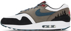 Nike Gray & White Air Max 1 Premium Sneakers