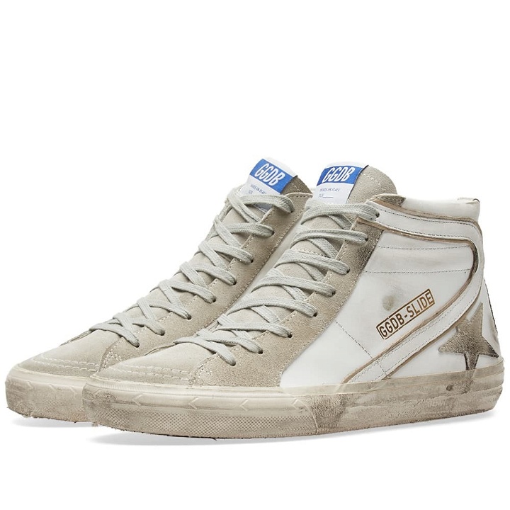 Photo: Golden Goose Deluxe Brand Slide Sneaker White