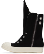 Rick Owens DRKSHDW Black Hollywood Boot Sneaks Sneakers