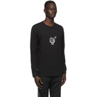 Moncler Genius 7 Moncler Fragment Hiroshi Fujiwara Black Pokemon Edition Logo Long Sleeve T-Shirt