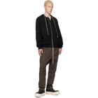 Rick Owens Black Tower Windbreaker Hoodie