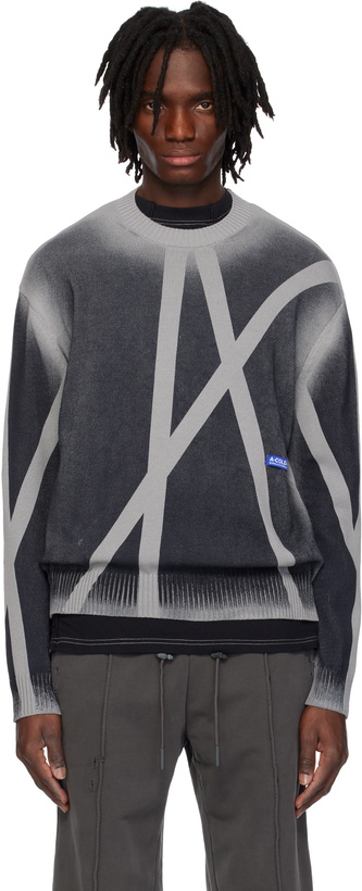 Photo: A-COLD-WALL* Gray Antenne Knit Sweater