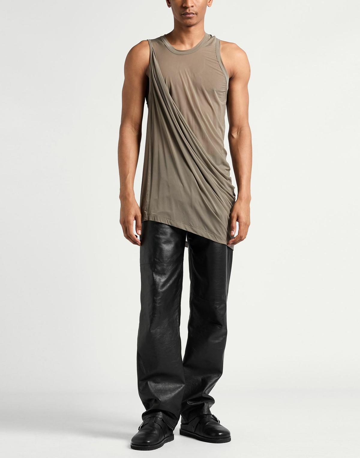 Rick Owens Mens Tank top Taupe
