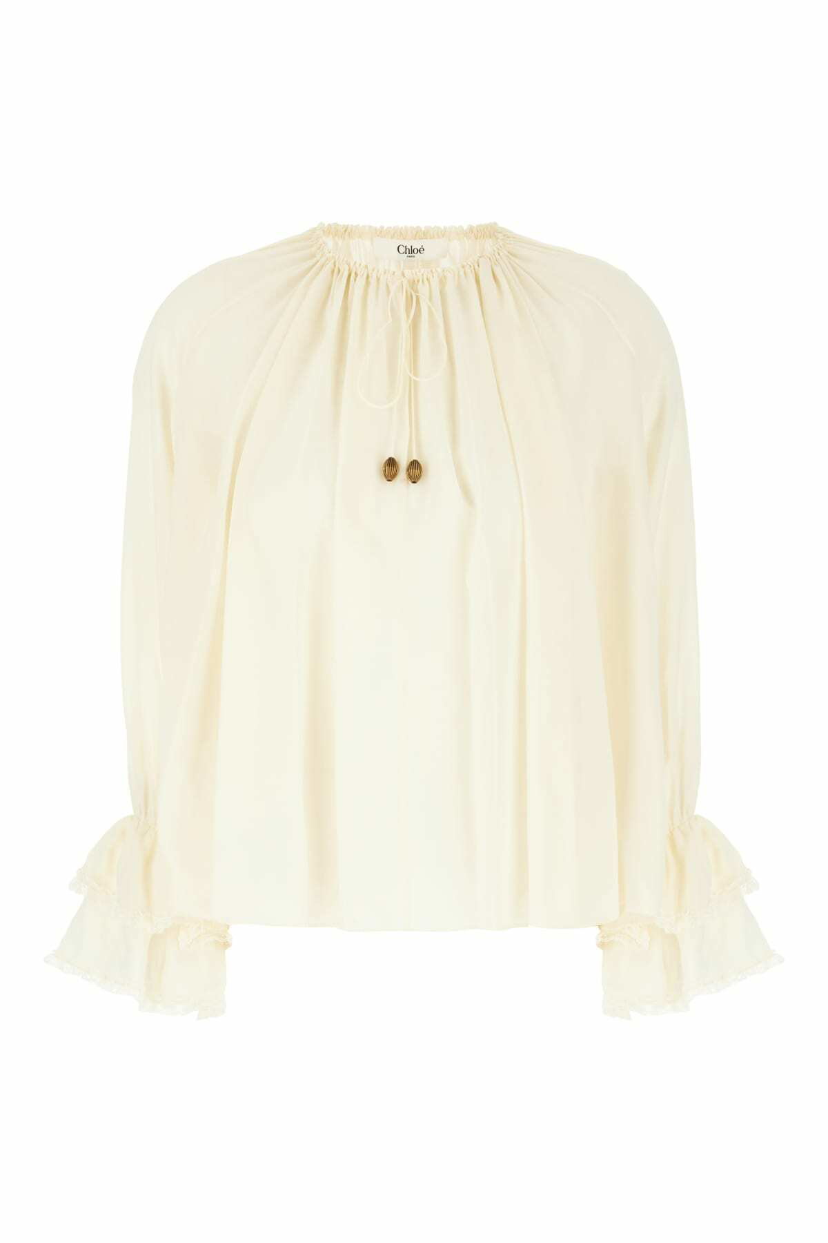 【関税&送料込】Chloe Cream Hemp Blend Blazer Chloé Cream hemp blend blazer | The Fashion Square