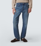 Frame Mid-rise straight jeans