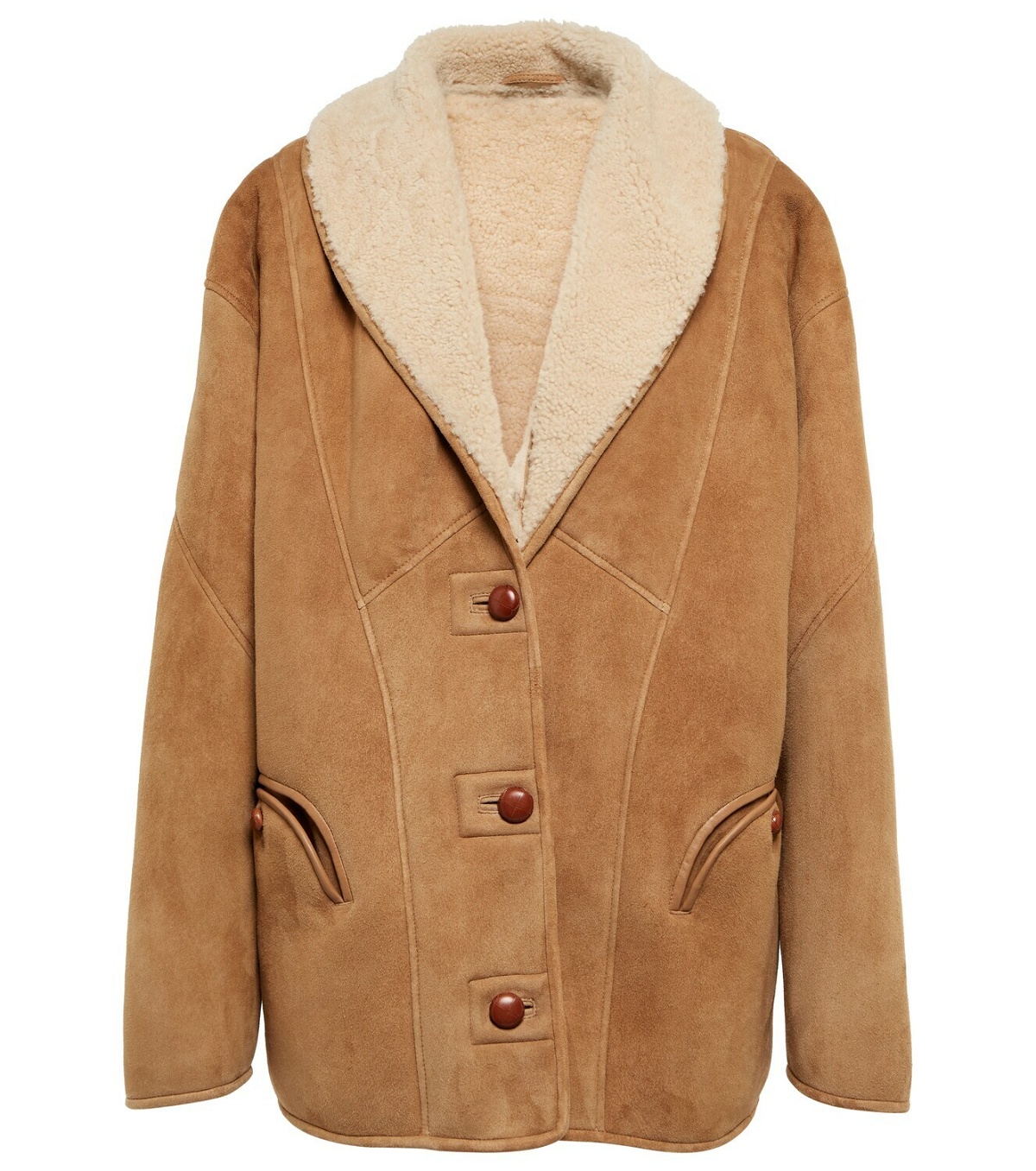 Photo: Blazé Milano Tatoosh shearling-lined suede jacket