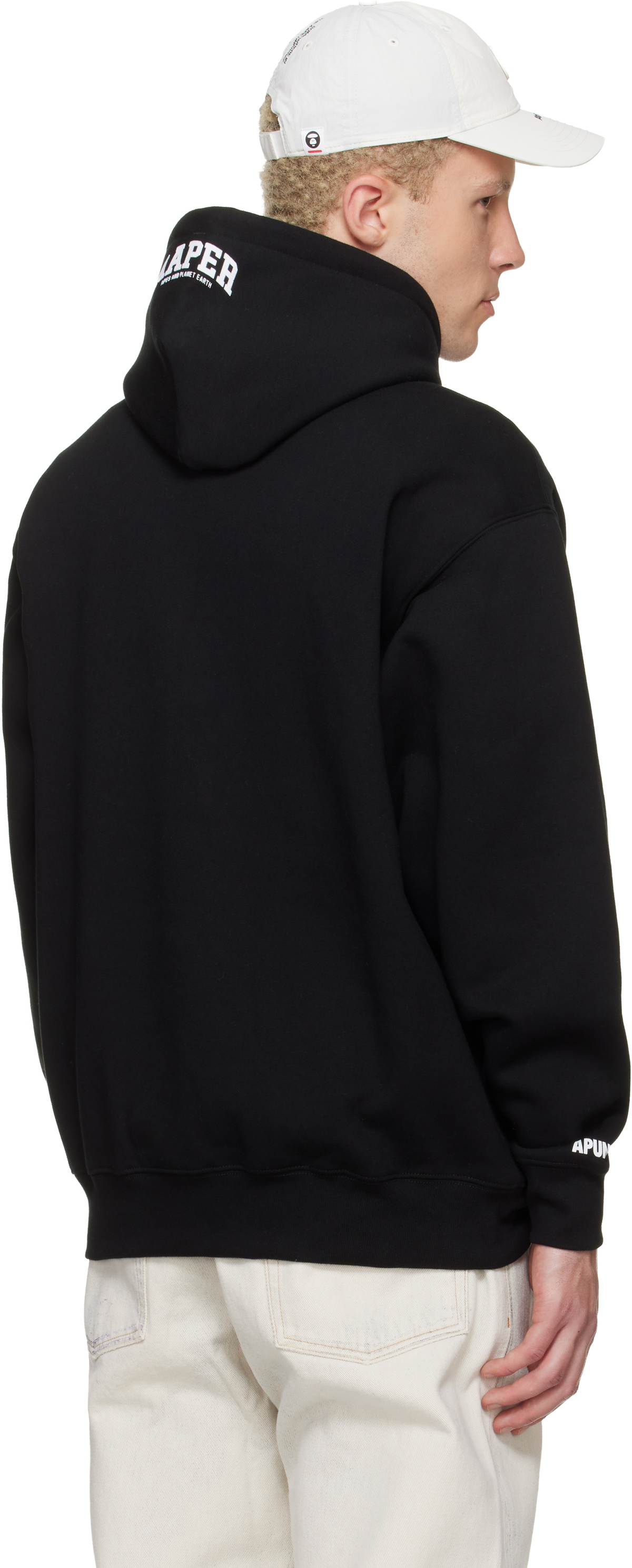 AAPE by A Bathing Ape Black 'AAPER' Hoodie