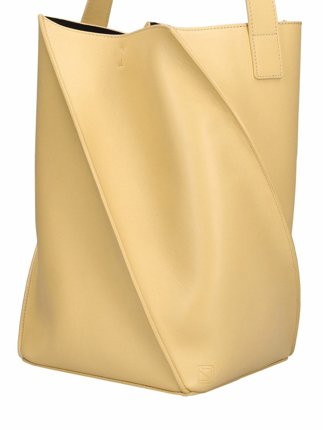 YUZEFI Swirl Leather Tote Bag