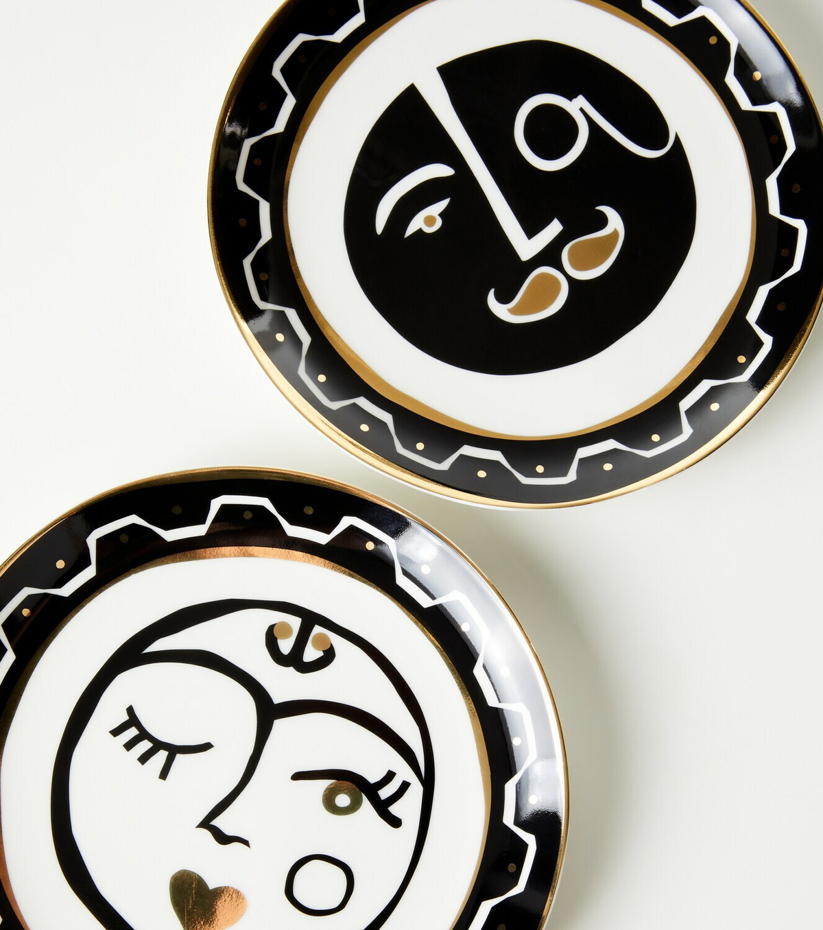 Jonathan Adler Marseilles set of 4 porcelain side plates