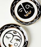 Jonathan Adler Marseilles set of 4 porcelain side plates