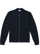 John Smedley - 16.Singular Merino Wool Zip-Up Cardigan - Black