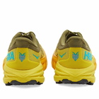 Hoka One One Men's Speedgoat 5 Sneakers in Avocado/Passion Fruit