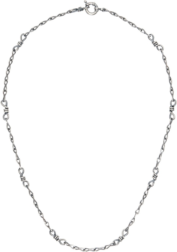 Photo: Youth Silver Twist Chain Necklace