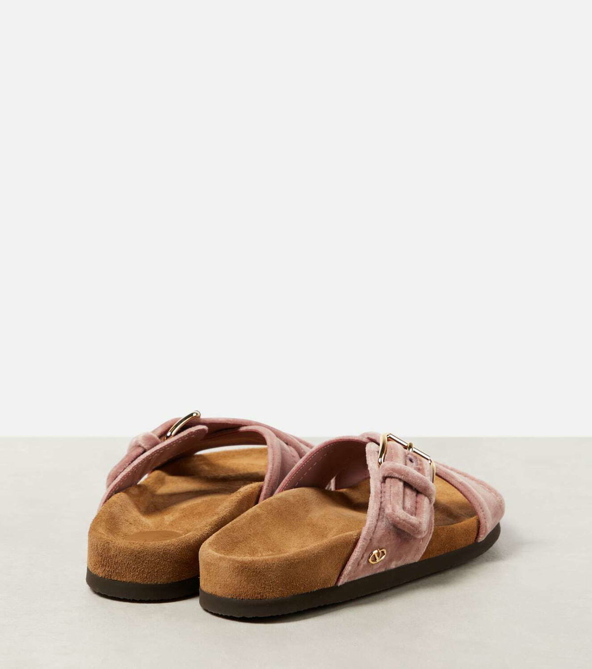 Fussfriend velvet sandals