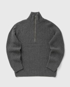 CLOSED ZIPPED JUMPER Grey Mens Pullover