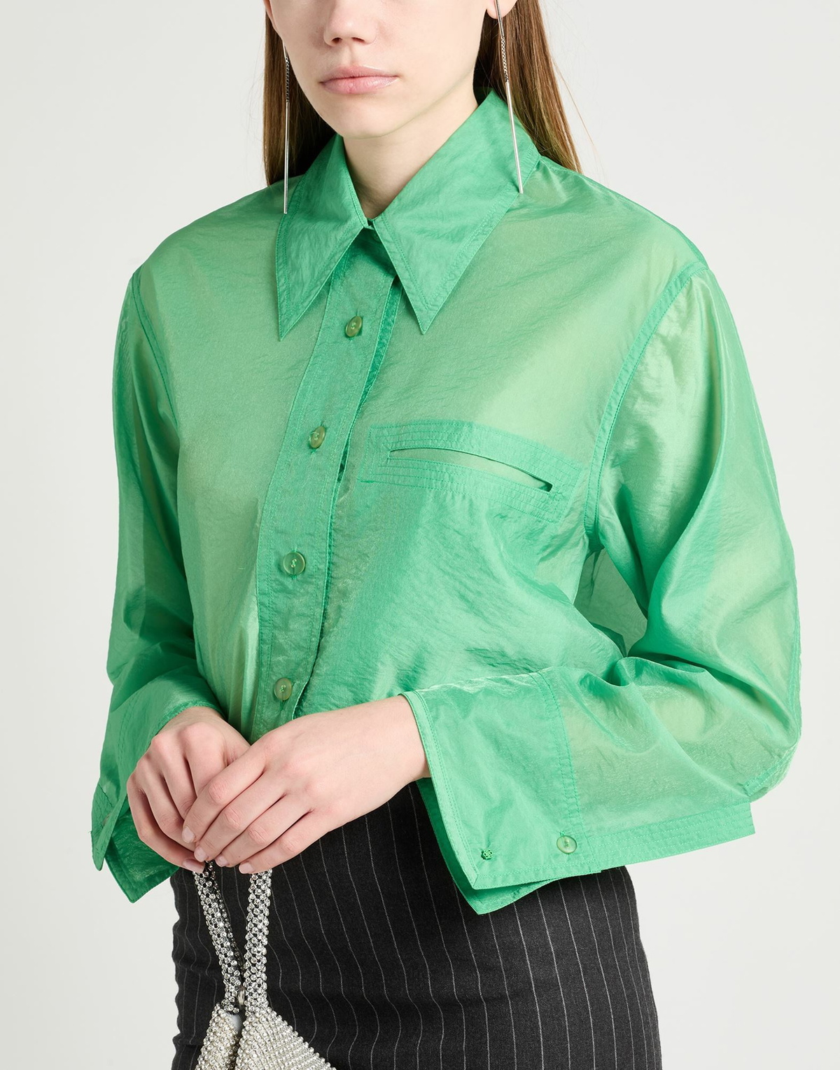 Low Classic Womens Shirt in Green