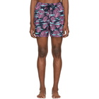 Vilebrequin Navy Coral Moorea Swim Shorts