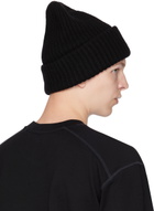 GANNI Black Wool Beanie