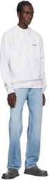Jacquemus Gray Les Classiques 'Le Sweatshirt Gros Grain' Sweatshirt
