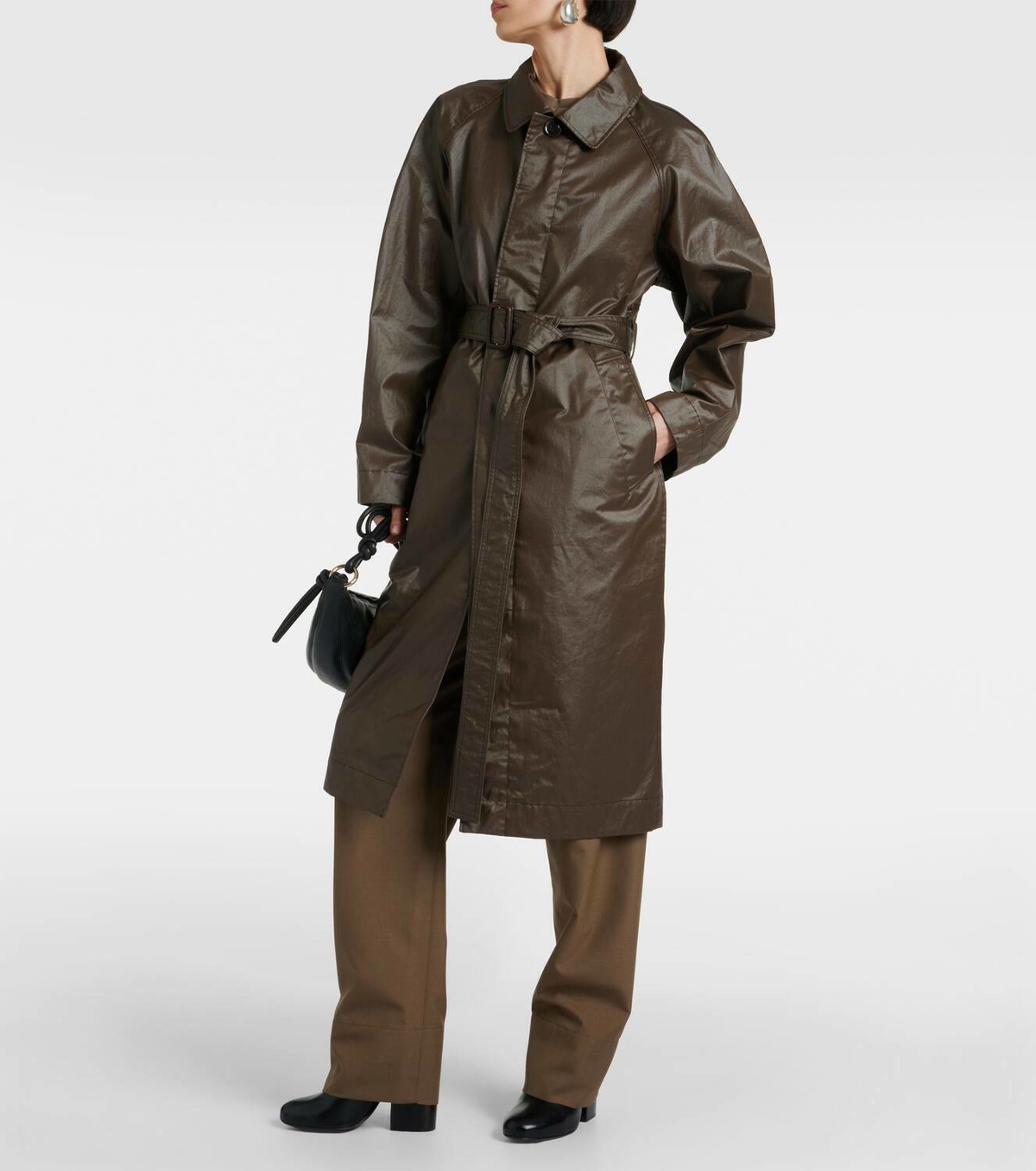 Lemaire Coated cotton raincoat