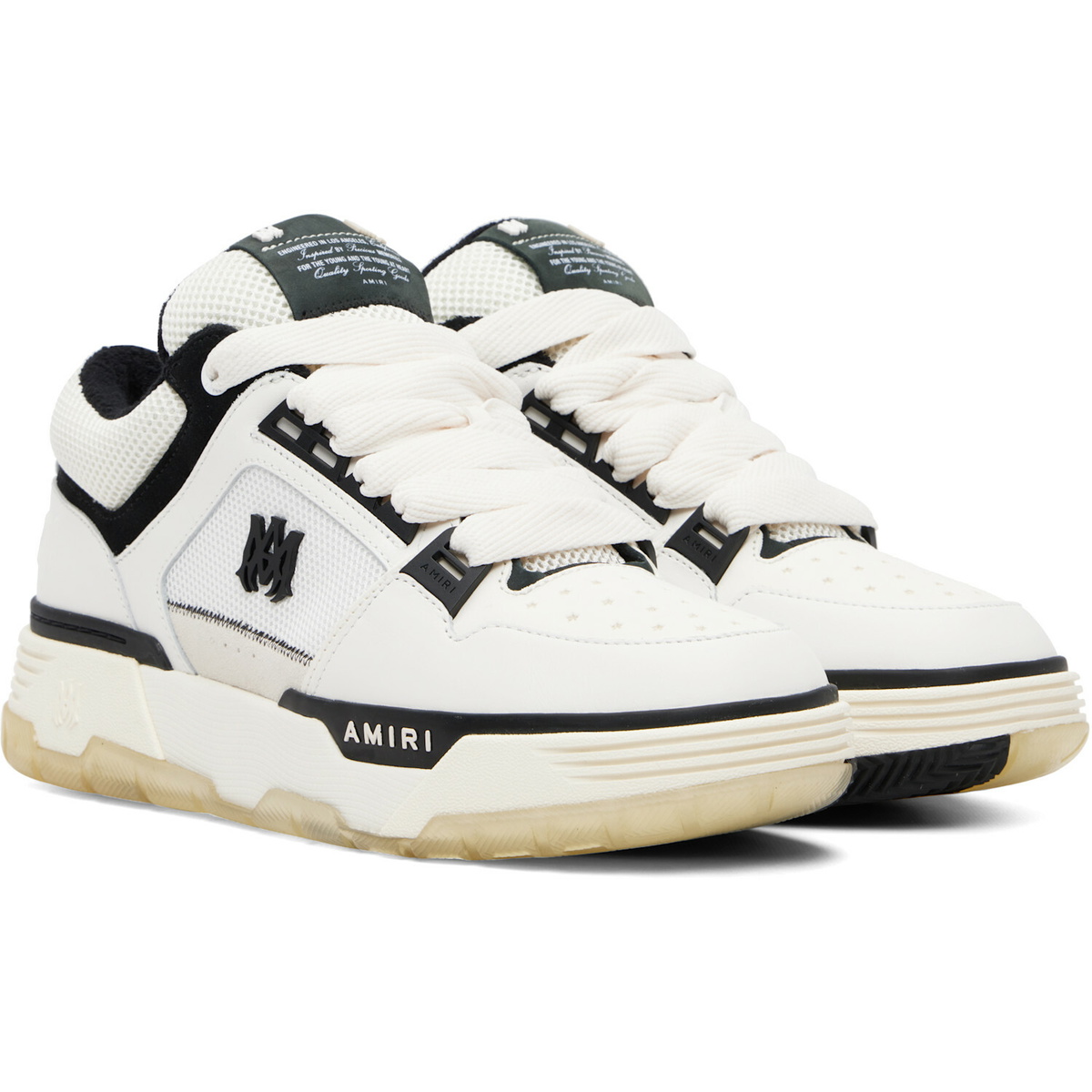 AMIRI Black & White MA-1 Sneakers
