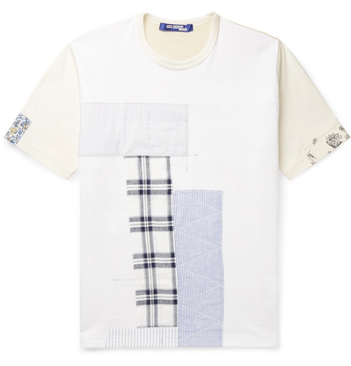 Photo: Junya Watanabe - Patchwork Cotton-Jersey T-Shirt - Multi