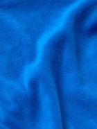 POLITE WORLDWIDE® - Hemp and Cotton-Blend Velour Track Jacket - Blue