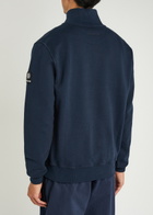 Sandbanks Cotton Half-zip Sweatshirt Navy