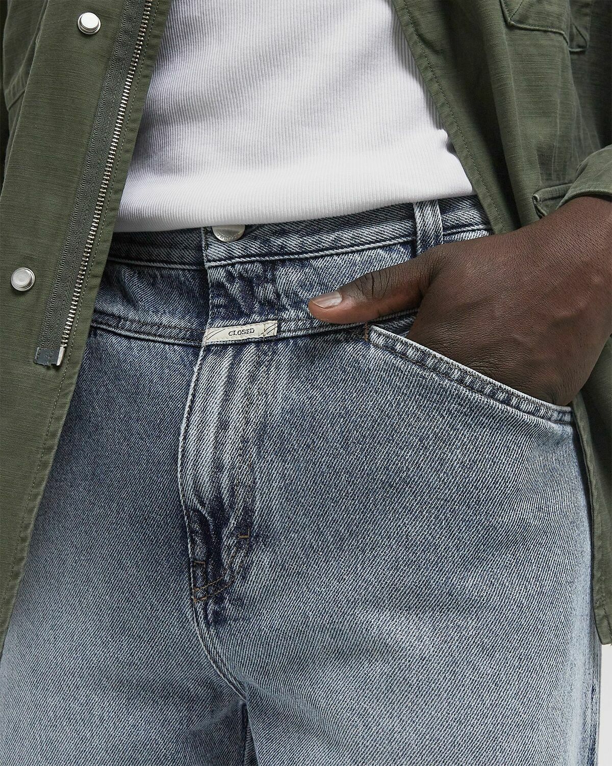 CLOSED X-TEND LOOSE Grey Mens Jeans