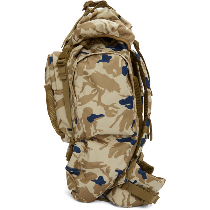 Gosha Rubchinskiy Beige Medium Camo Backpack