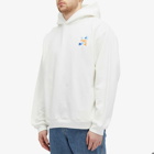 Marni Men's Dripping Flower Hoodie in Natural White