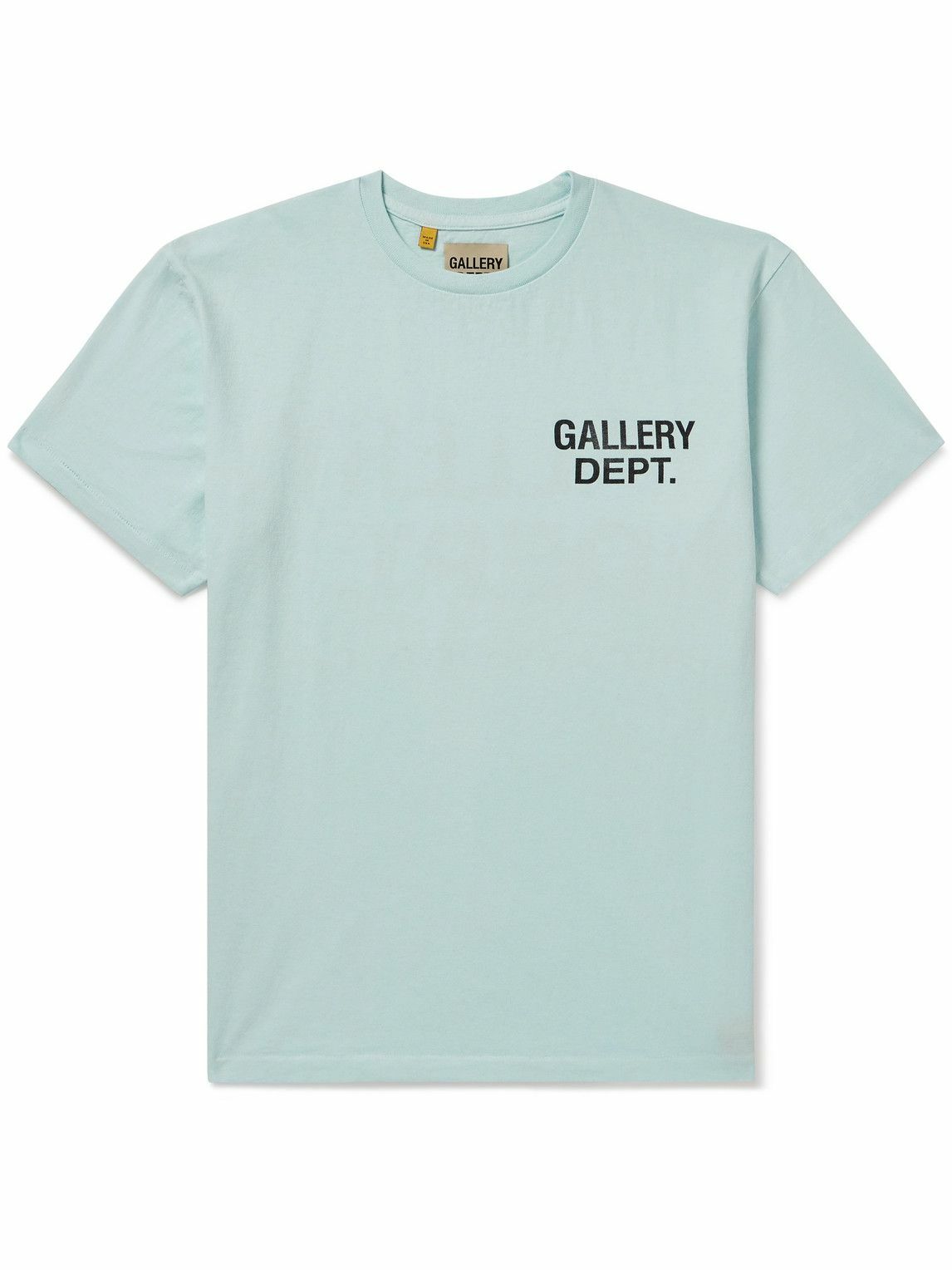 Gallery Dept. - Logo-Print Cotton-Jersey T-Shirt - Blue Gallery Dept.