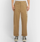 Craig Green - Wide-Leg Cotton-Blend Twill Trousers - Beige