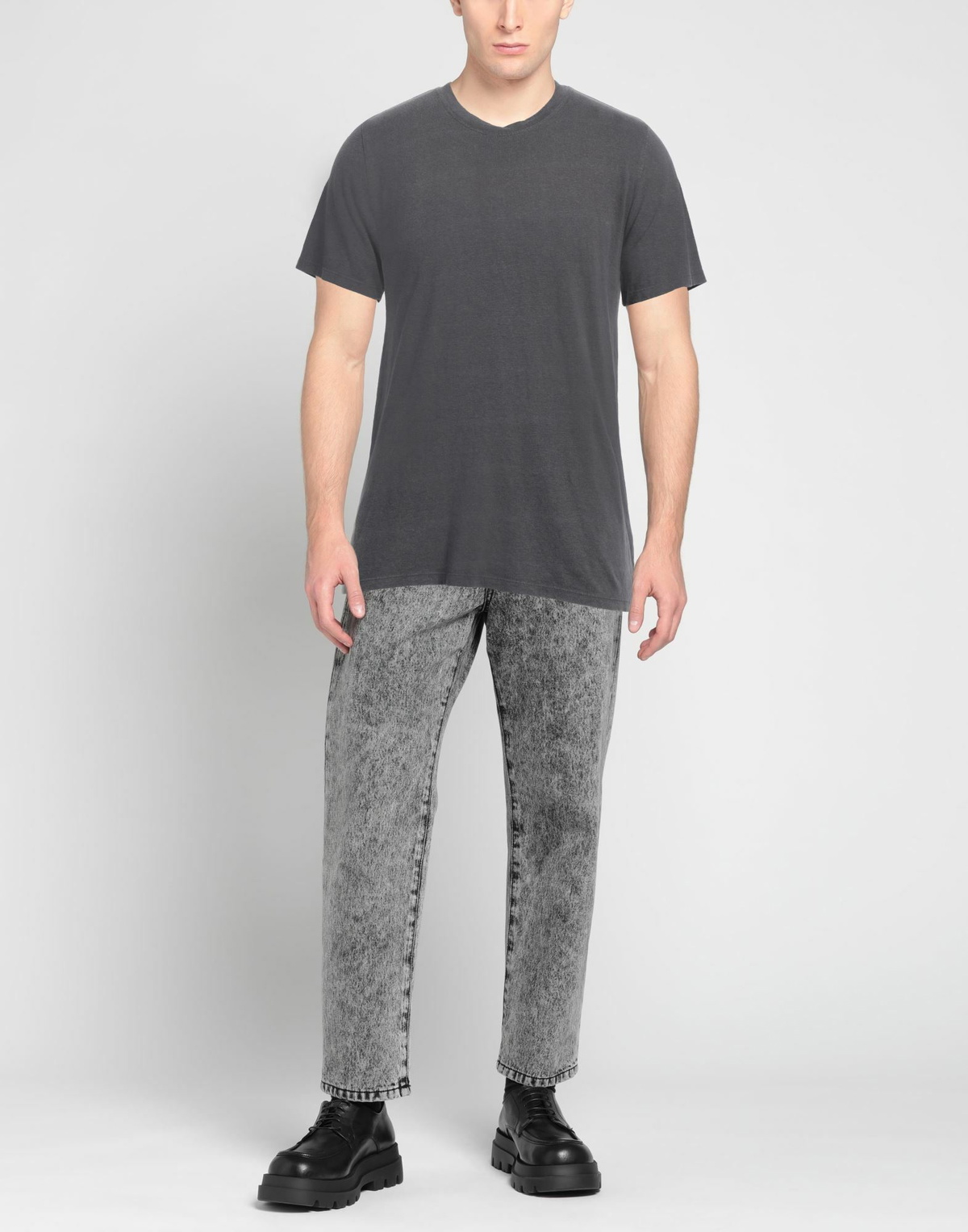 Jungmaven Mens T-shirt Charcoal