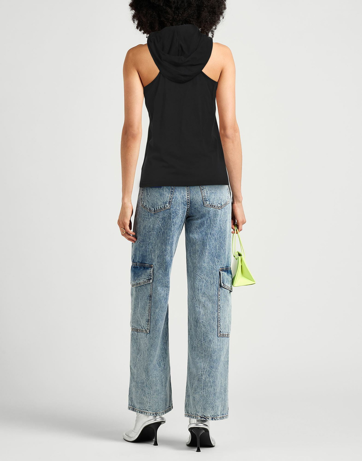 Courrèges Womens T-shirt in Black
