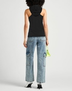 Courrèges Womens T-shirt in Black