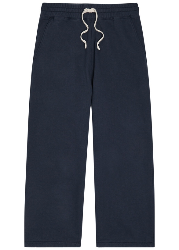 Photo: Picante Everyday Wide-leg Cotton Sweatpants Navy