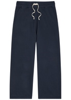 Picante Everyday Wide-leg Cotton Sweatpants Navy