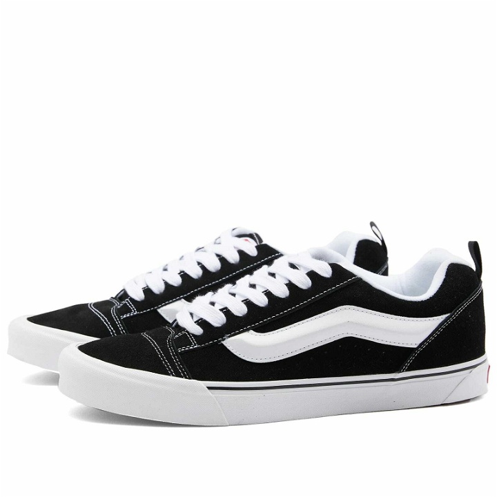 Photo: Vans Vault Knu Skool Sneakers in Black/True White