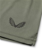 CASTORE - Vespa Logo-Print Mesh Shorts - Green