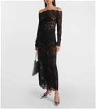 Rabanne Floral lace maxi dress