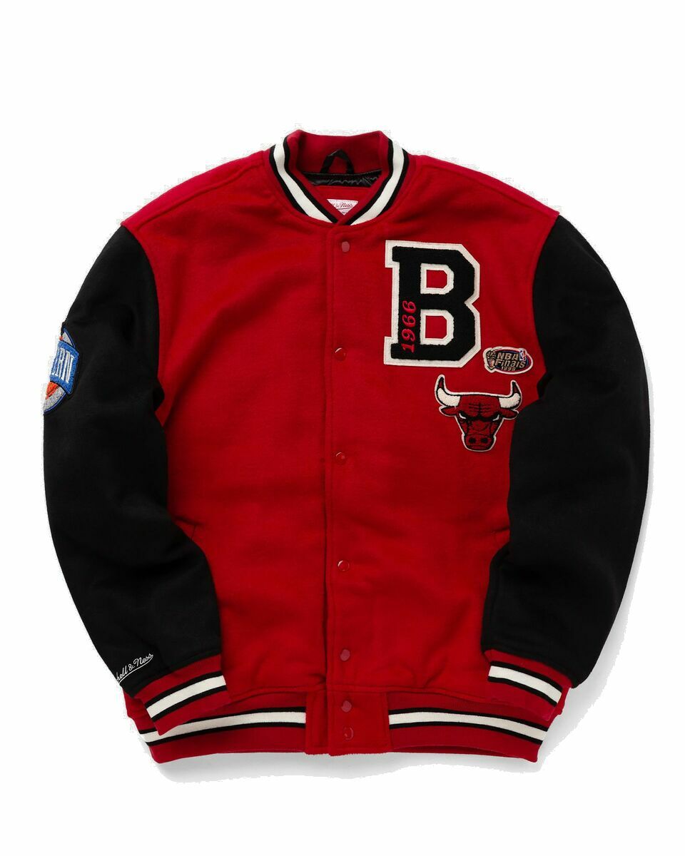 Photo: Mitchell & Ness Nba Team Legacy Varsity Jacket Chicago Bulls Red - Mens - College Jackets/Team Jackets