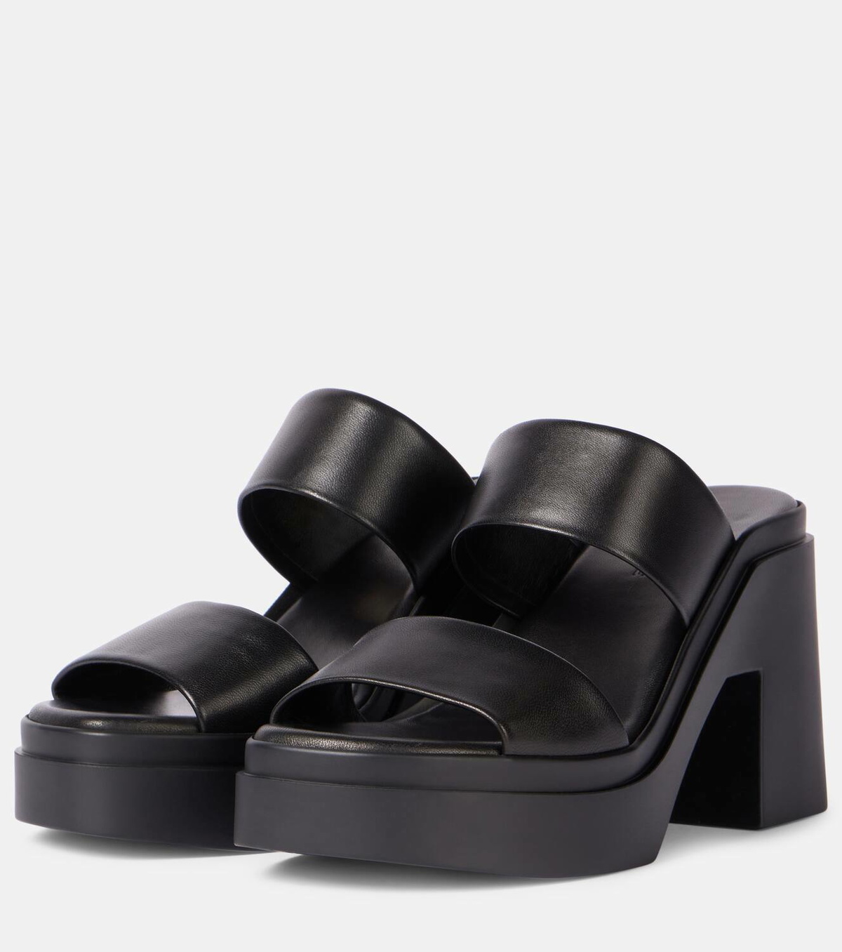 Clergerie Next 110 leather platform mules