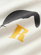 Rhude - Logo-Print Cotton-Jersey T-Shirt - White