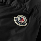 Moncler Men's Maikan Logo Placket Down Jacket in Black