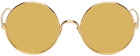 Loewe Gold Shiny Endura Sunglasses