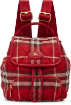 Burberry Red Mini Horseshoe Backpack​