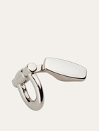 Ferragamo Mens Gancini cufflinks in Silver
