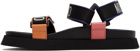 Moschino Multicolor Multi Logo Sandals