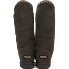 Mou Grey 40 Tall Boots